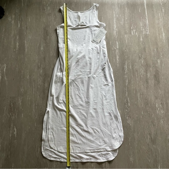 Lululemon Pima Cotton Open-Back Midi Dress - White - Picture 4 of 8
